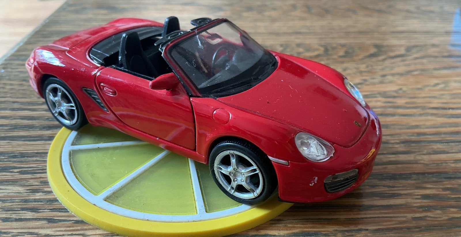 Welly Car Porsche Boxter cabrio auto, Ophalen, Gebruikt, Auto
