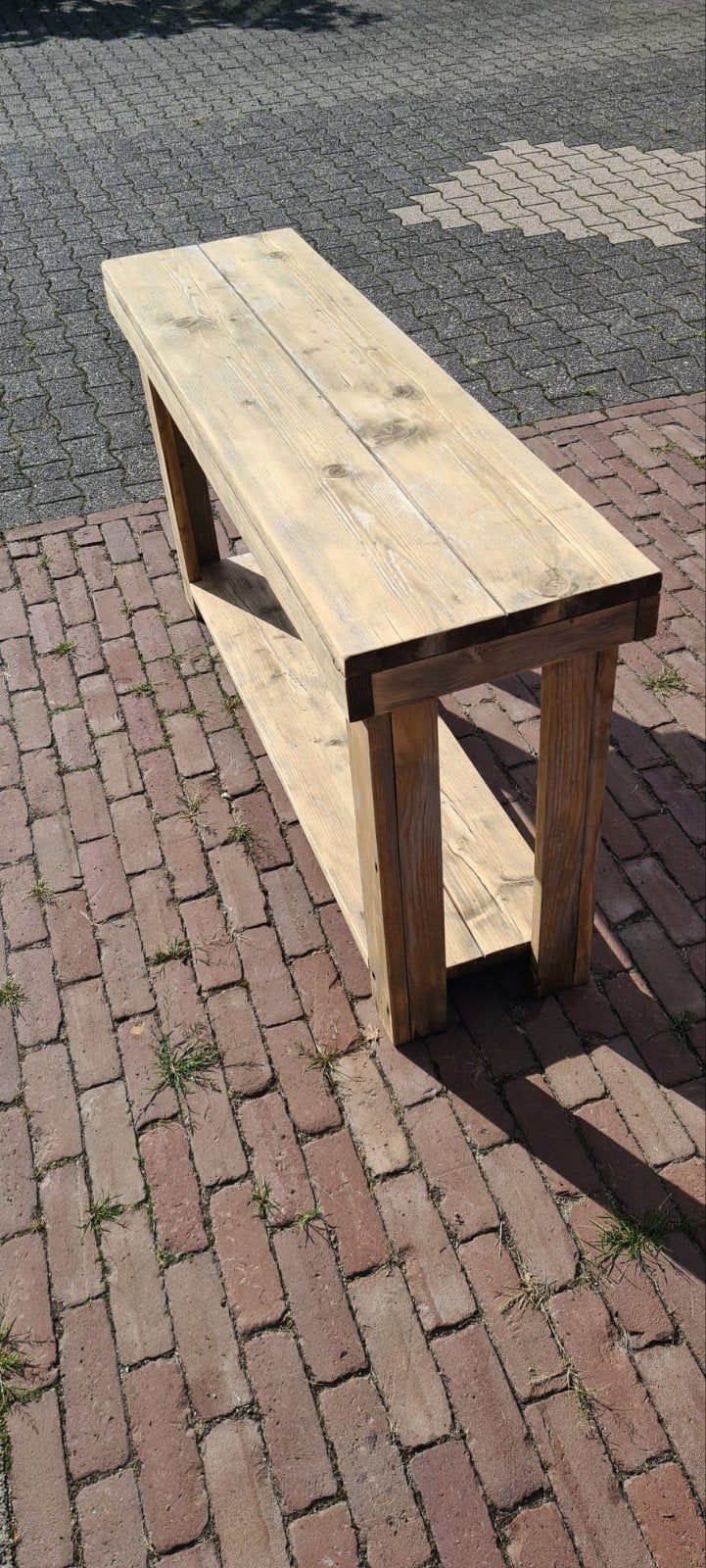 NIEUW  Handgemaakte Sidetable van steigerhout, Tuin en Terras, Ophalen, Nieuw