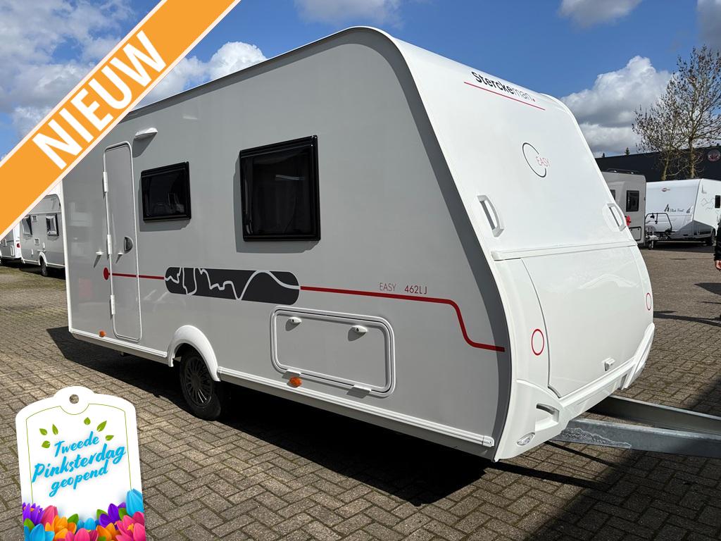 Sterckeman Easy 462 LJ met gratis mover, Caravans en Kamperen, Caravans, tot en met 3, 750 - 1000 kg, Standaardzit, Sterckeman