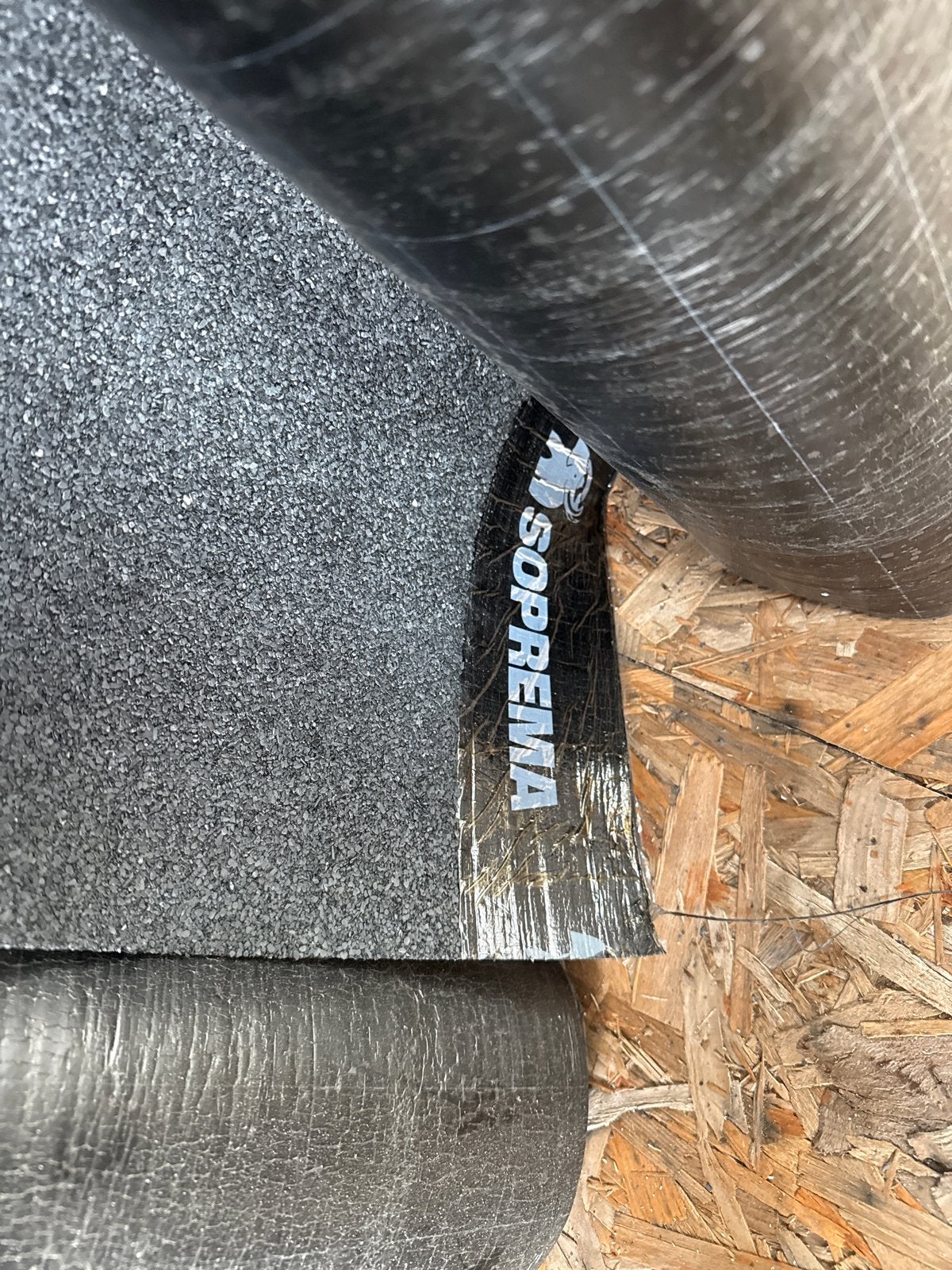 Soprema bitumen rollen - restant, Ophalen, Overige materialen, 10 tot 15 m², Zwart