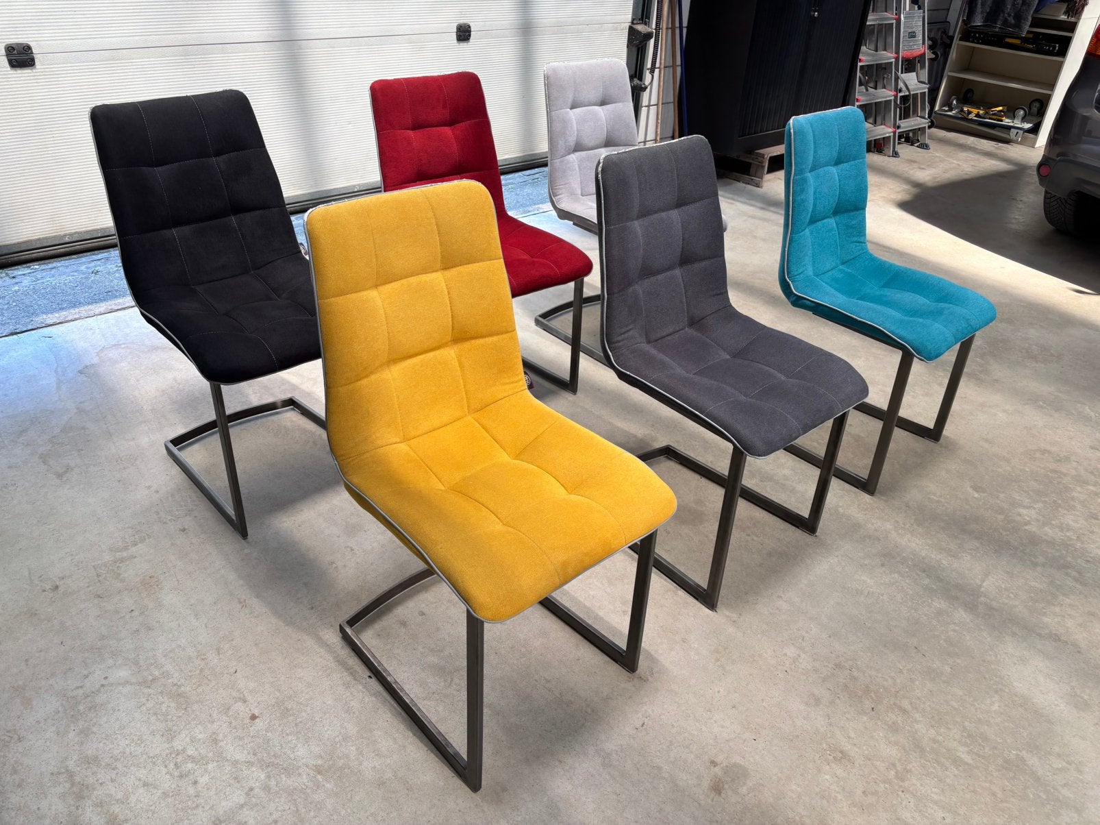 Henders & Hazel eetkamerstoelen 6x, Ophalen, Gebruikt, Overige kleuren, Henders & Hazel