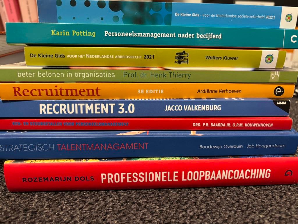 Studieboeken HRM, Ophalen, Beta, Zo goed als nieuw, HBO
