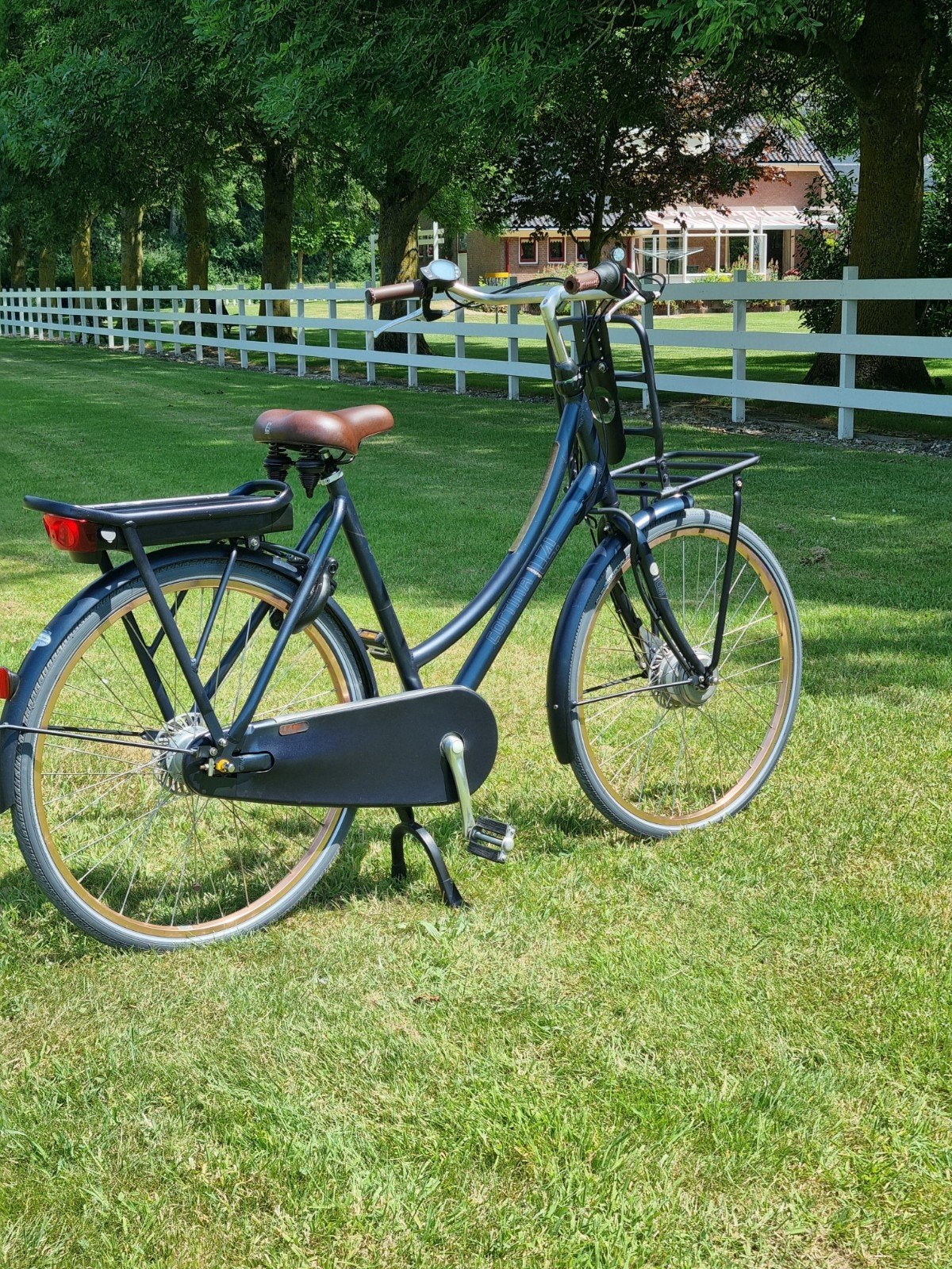 Cortina U4 jeans elektrische transportfiets 58cm, Fietsen en Brommers, Elektrische fietsen, Zo goed als nieuw, Overige merken