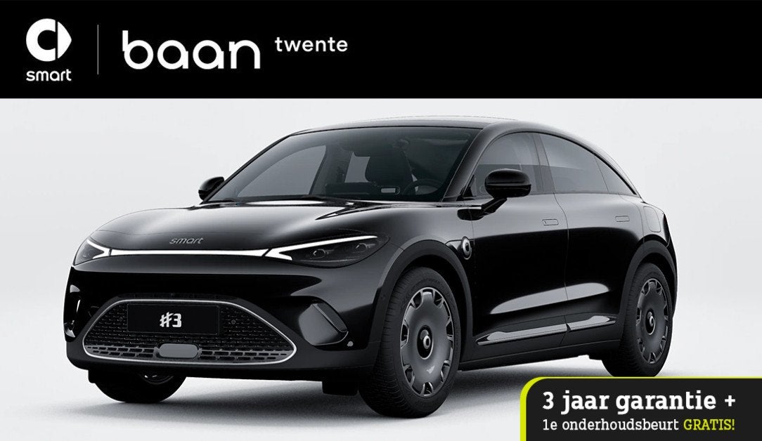 smart #3 Premium 66 kWh | SMART DEALS! | Van € 43.175,- vo, Automaat, Zwart, Leder, Nieuw