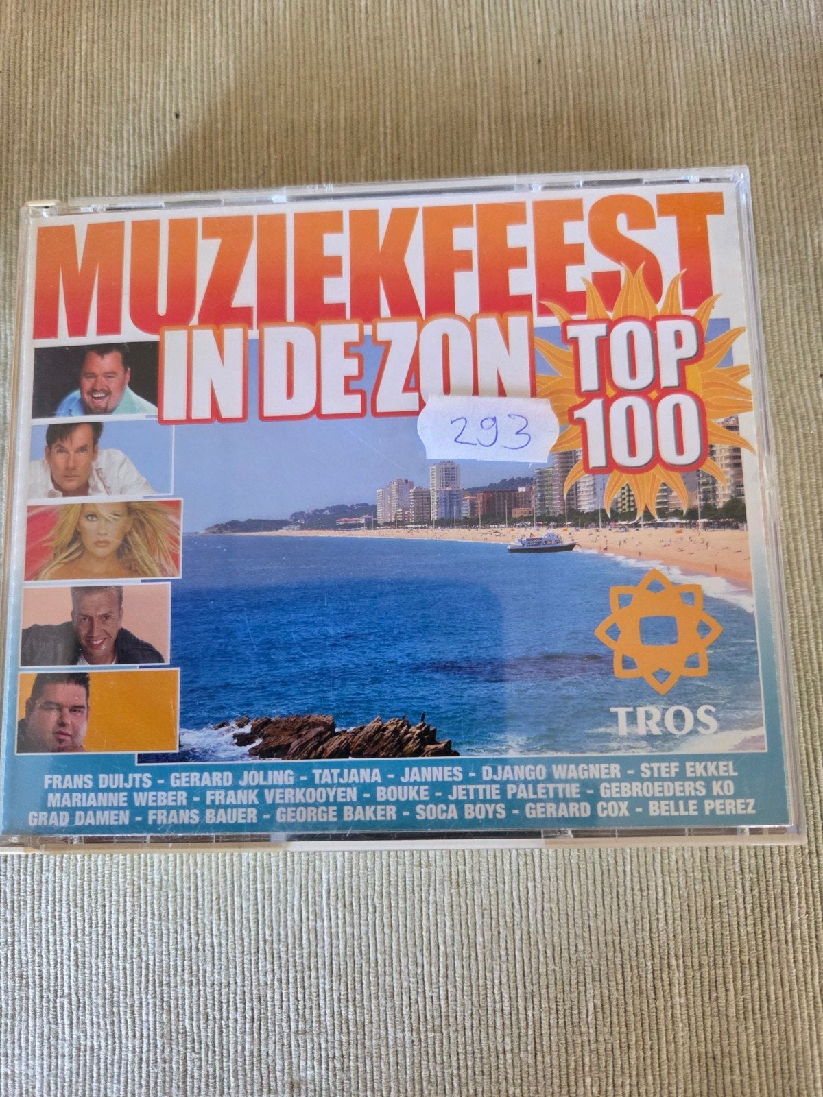 Muziekfeest in de Zon Top 100 CD - Diverse Artiesten, Ophalen of Verzenden, Gebruikt, Feestmuziek, Verzamelalbum