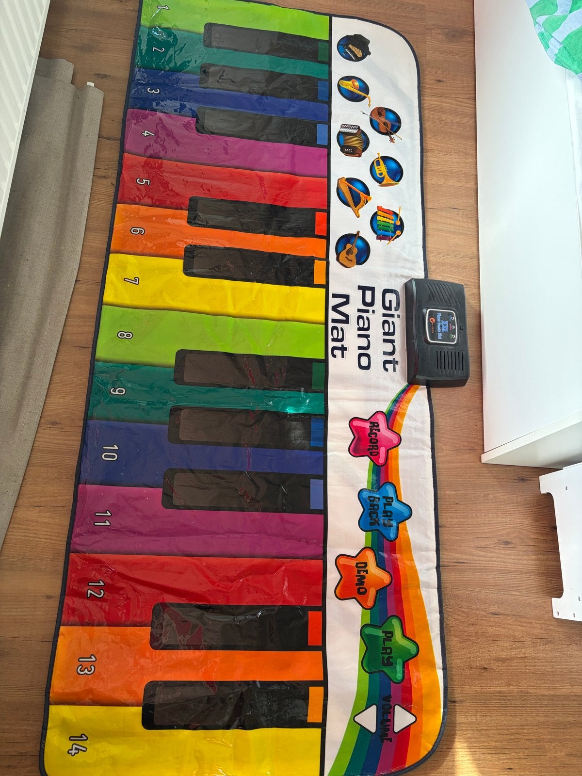XXL Piano Dance Mat - Perfecte conditie met originele doos, Ophalen, Zo goed als nieuw, Overige typen, Met geluid