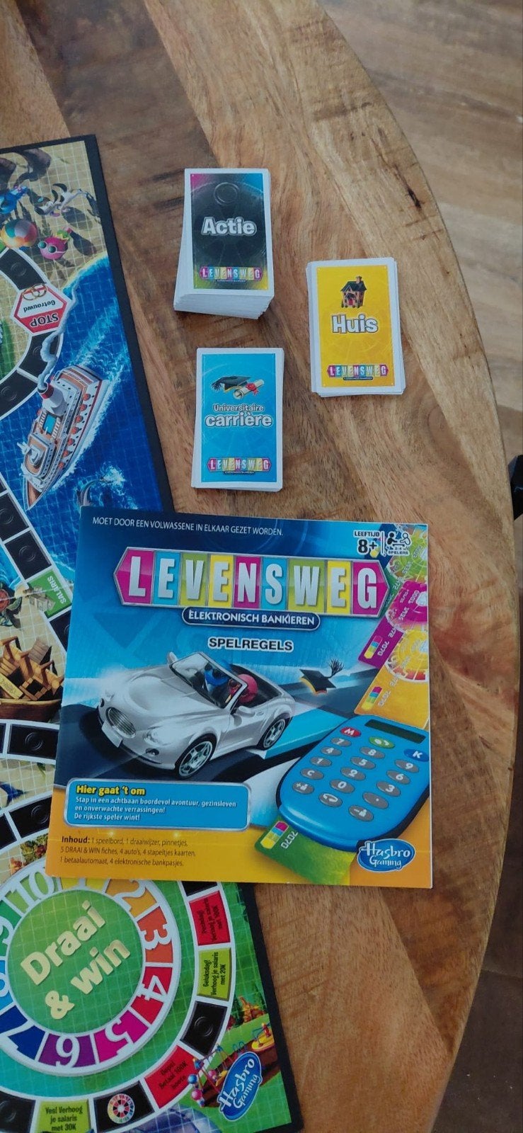 Levensweg Elektronisch Bankieren bordspel, Drie of vier spelers, Ophalen of Verzenden, Gebruikt, Hasbro