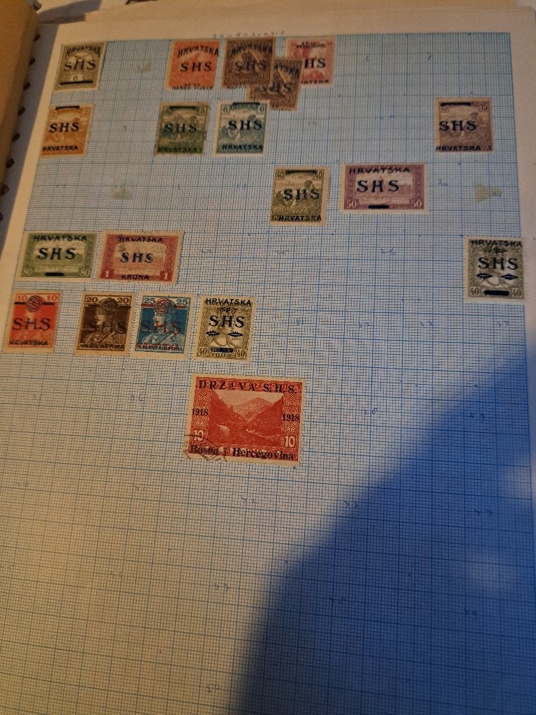 Map met zegels Joegoslavië zie foto's deel 1, Ophalen of Verzenden, Joegoslavië