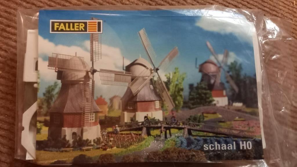 Faller Molen Bouwpakket Schaal H0, Hobby en Vrije tijd, Modeltreinen | H0, Overige merken, Gelijkstroom of Wisselstroom, Brug, Tunnel of Gebouw