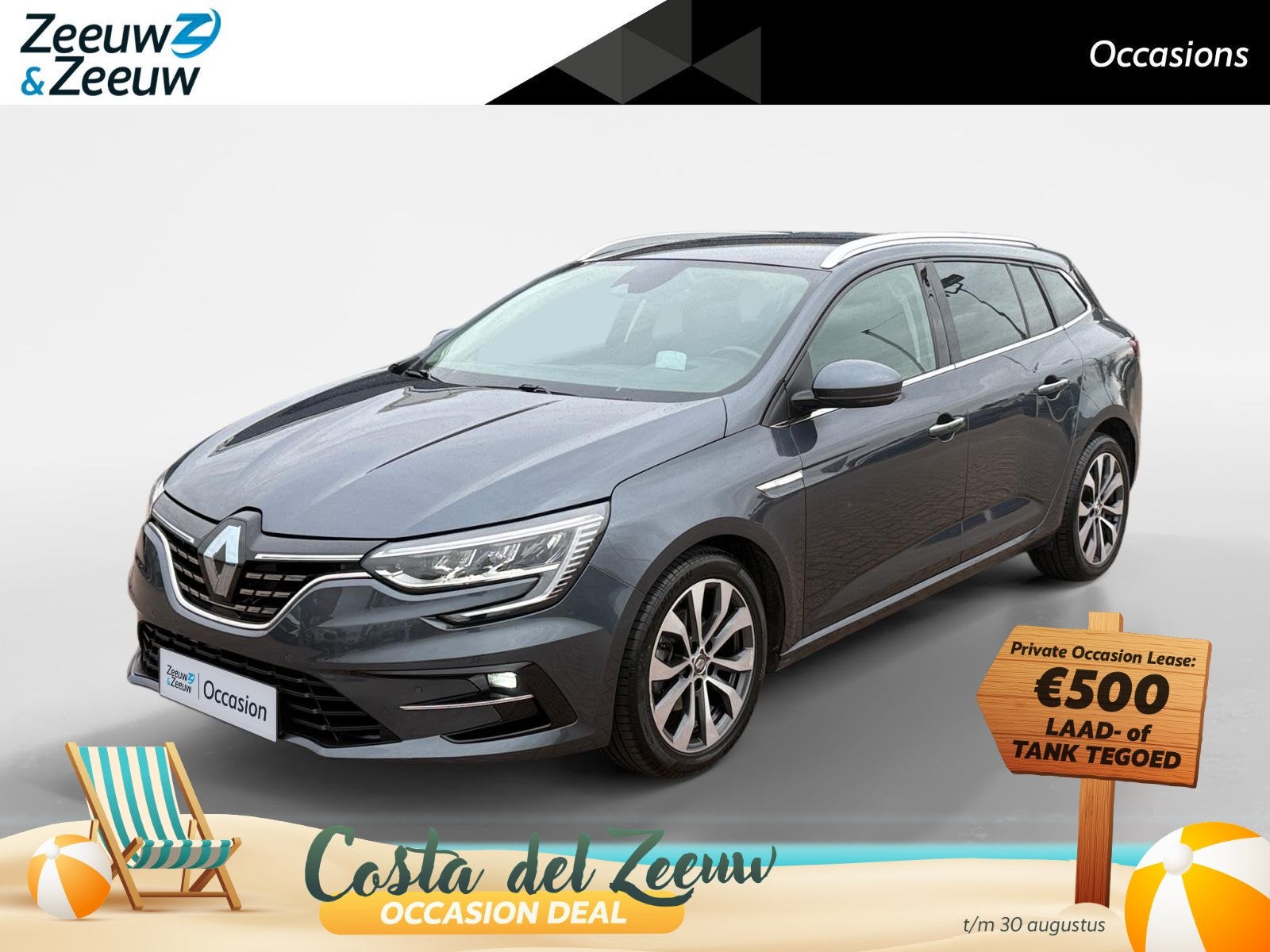 Renault Mégane Estate 1.3 TCe Intens *Navi+Camera*Lederen b, Voorwielaandrijving, Automatische klimaatregeling, Gebruikt, Euro 6