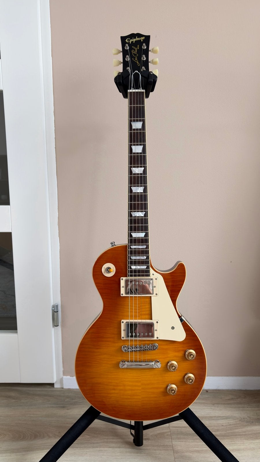 Epiphone Les Paul 1959 reissue, Ophalen, Zo goed als nieuw, Solid body, Epiphone