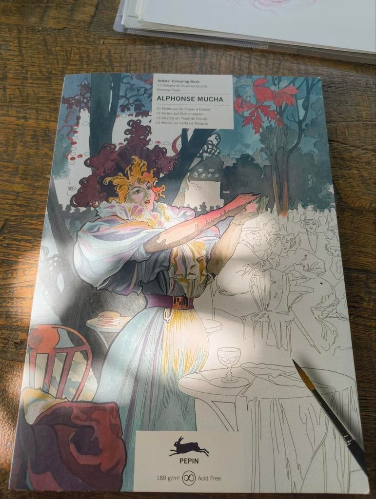 Kleurboek Art Deco Mucha - Pepin Press, Hobby en Vrije tijd, Ophalen of Verzenden, Nieuw