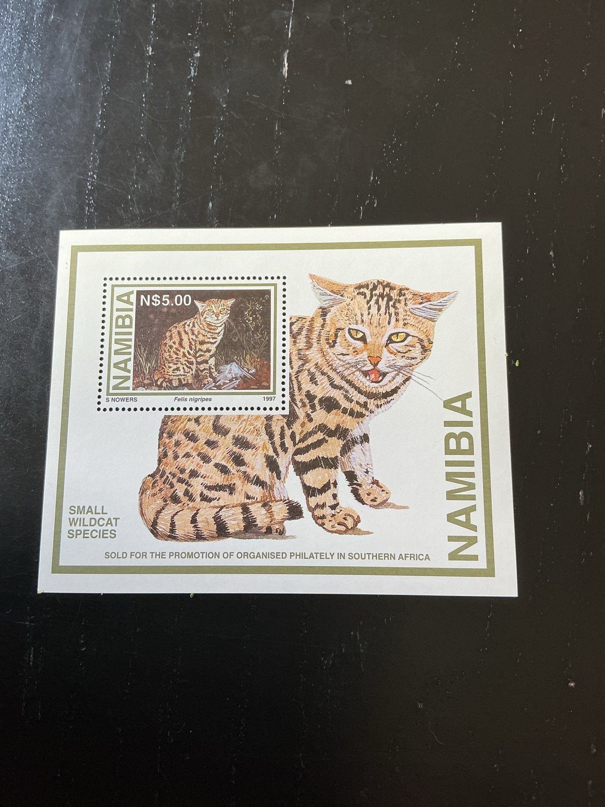Namibië Postzegel - Kleine Wilde Katten (1997), Ophalen of Verzenden, Postfris