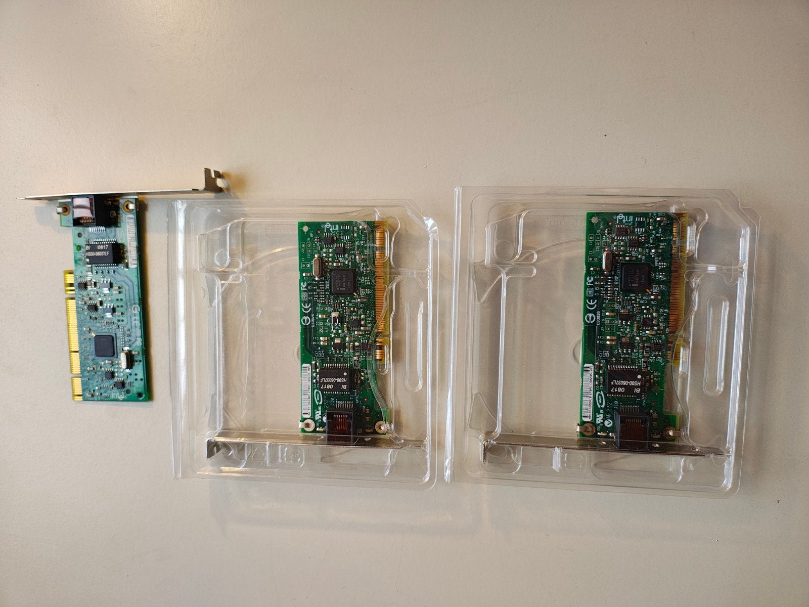 3x Intel Pro 1000 1GB Ethernet LAN Kaarten (2 NIEUW), Ophalen, Nieuw