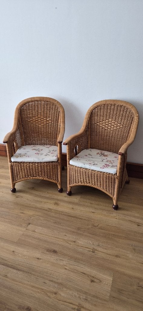 Rotan fauteuil, Ophalen, Lounge stijl, Zo goed als nieuw, 50 tot 75 cm