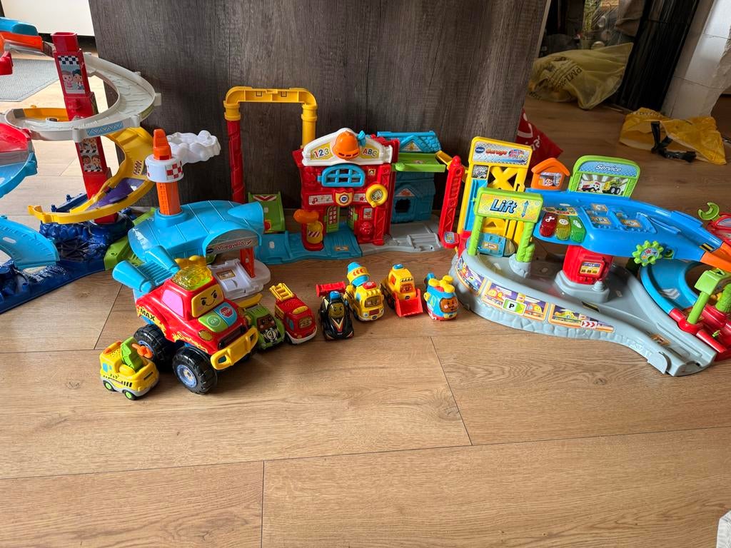 Grote VTech Toet Toet Auto's en Zoef Zoef Dieren set, Ophalen of Verzenden, Zo goed als nieuw, 2 tot 4 jaar