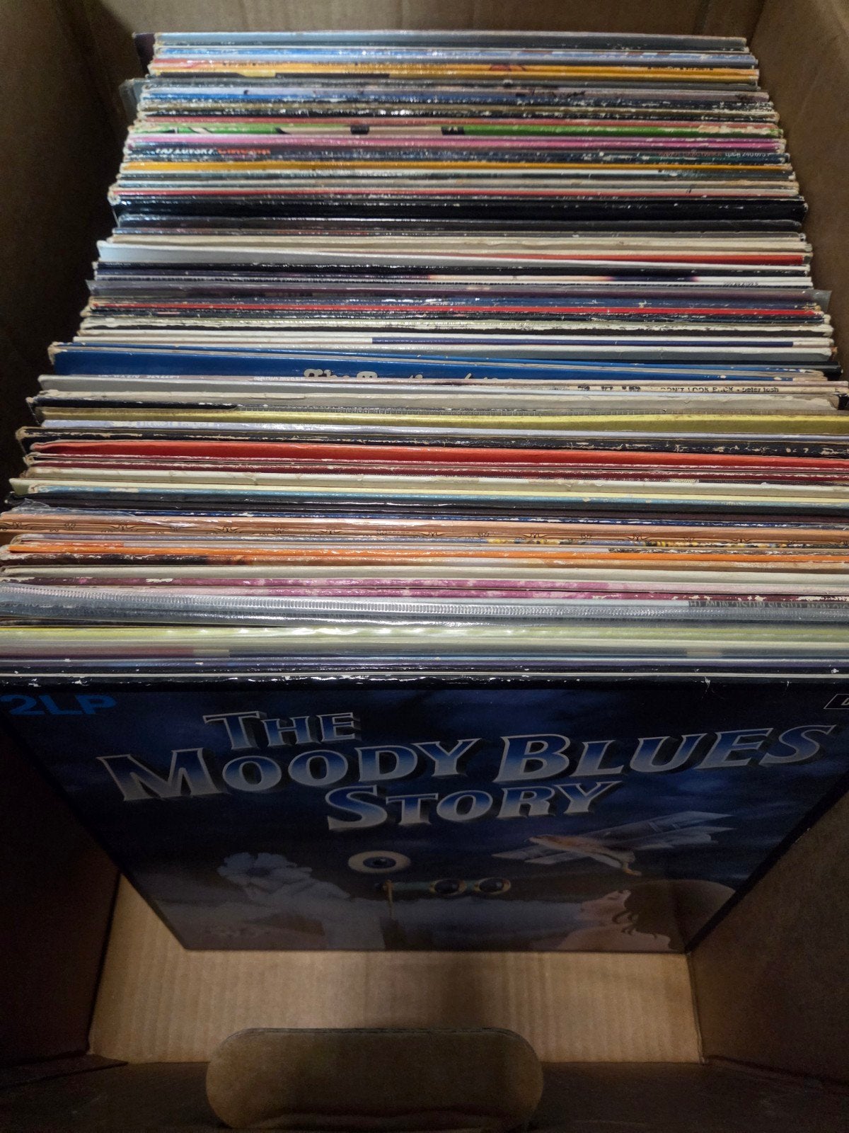 Doos lp's, Cd's en Dvd's, Ophalen, Gebruikt, 12 inch