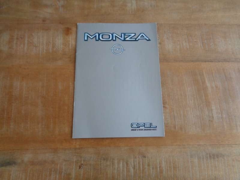 Opel Monza - Folder Brochure Nederlands - Druk 1983, Verzenden, Gelezen, Opel