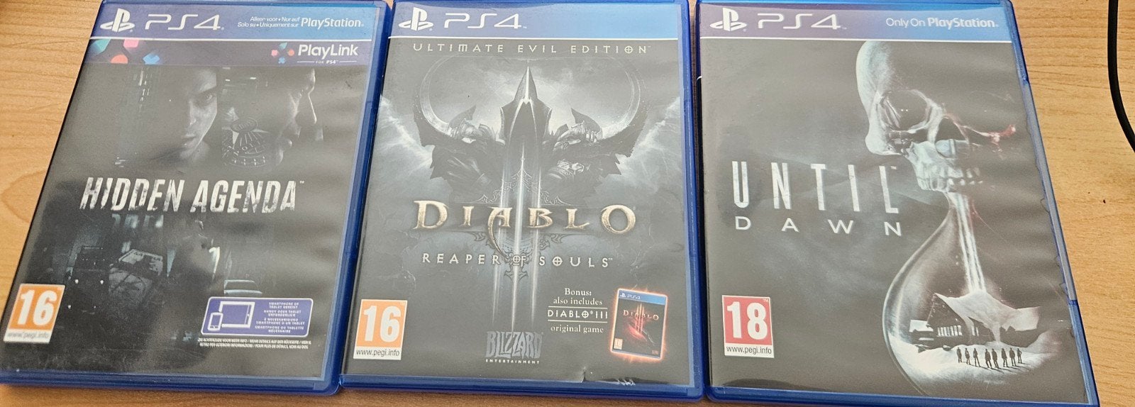 🎃 PS4 Halloween Pakket 🎃 Hidden Agenda, Diablo, Until Daw, Avontuur en Actie, Vanaf 18 jaar, Verzenden, 1 speler