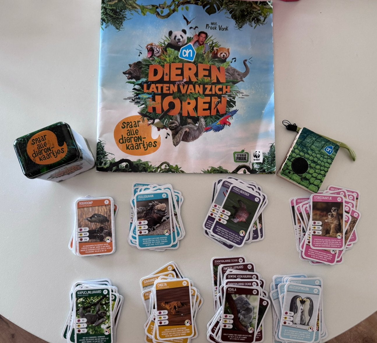 Freek Vonk Dieren laten van zich horen AH spaaractie compl, Verzamelen, Supermarktacties, Albert Heijn, Ophalen of Verzenden