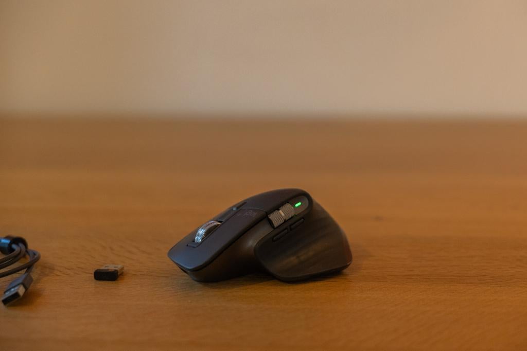 Logitech Master MX 3, Computers en Software, Muizen, Rechtshandig, Muis, Gebruikt, Ergonomisch