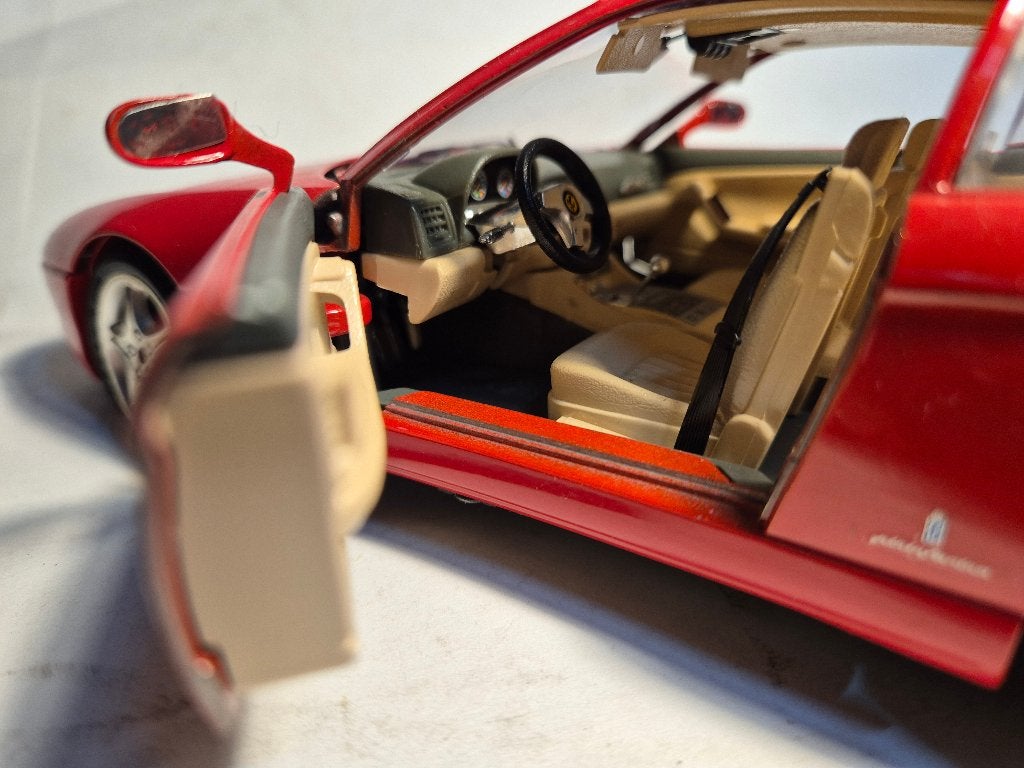 Ferrari 456 GT 1992 Modelauto 1 I 18 in doos, Ophalen of Verzenden, Zo goed als nieuw, Auto, Bburago