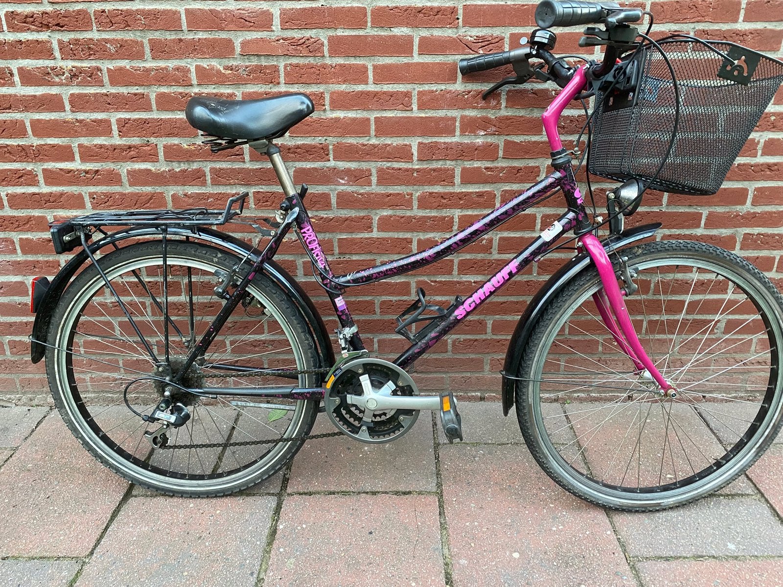 Praktische Schauff damesfiets., Fietsen en Brommers, 26 inch, Velgrem, Zo goed als nieuw, 15 tot 20 versnellingen