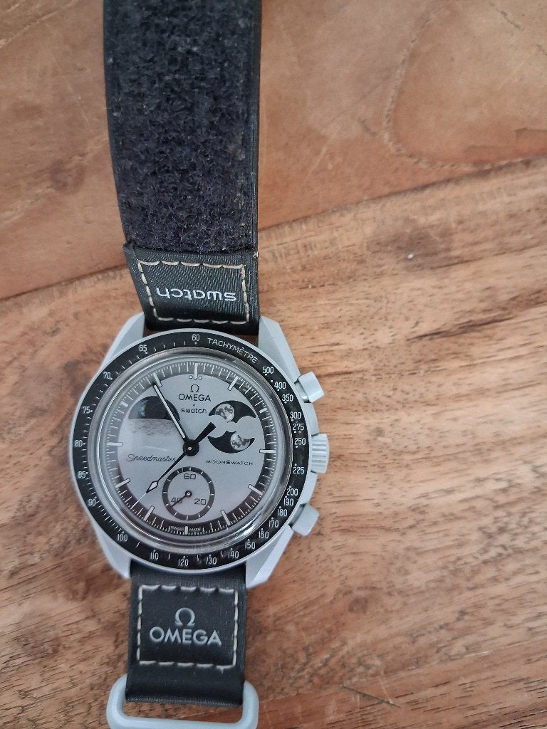 Moon swatch omega, Kunststof, Polshorloge, Swatch, Nieuw
