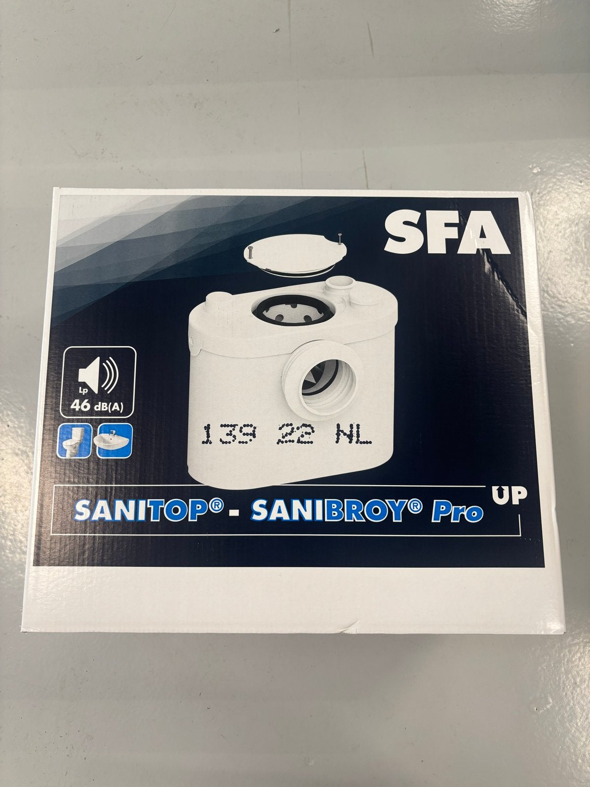 SFA Sanibroy Pro UP Sanibroyeur - Nieuw in doos, Ophalen, Nieuw, Toilet