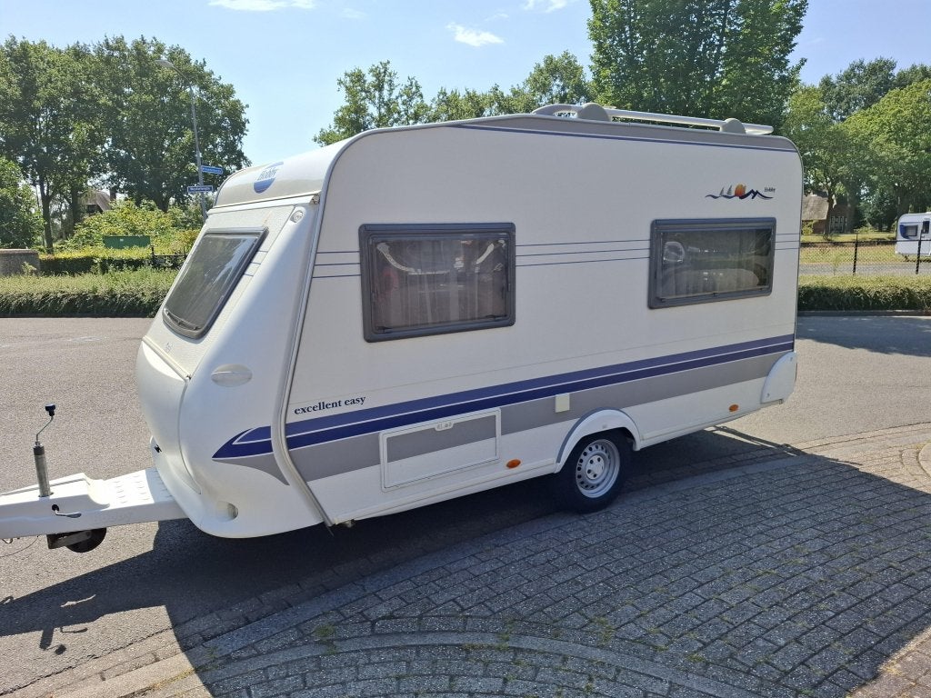 Hobby Excellent Easy 400 SF fietsendrager, Caravans en Kamperen, Caravans, Hobby, Treinzit, 750 - 1000 kg, 4 tot 5 meter