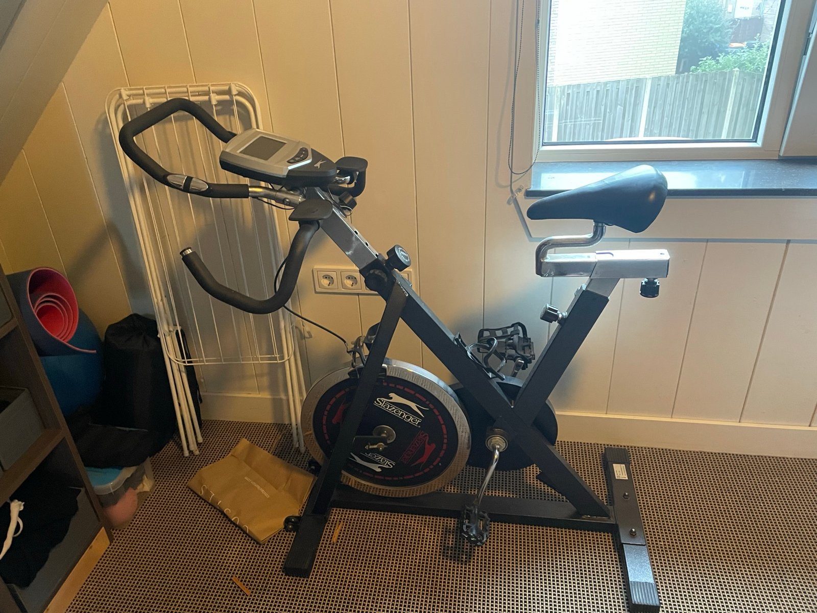 Slazenger Spinningfiets - Zo goed als nieuw, Sport en Fitness, Ophalen, Gebruikt, Spinningfiets, Metaal