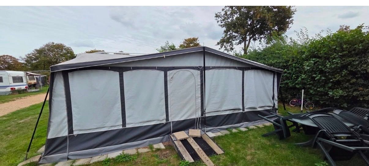 Mooie voortent voor caravans van 700, Ophalen, Gebruikt, Ten Cate All Season 240g/m2, Overige merken