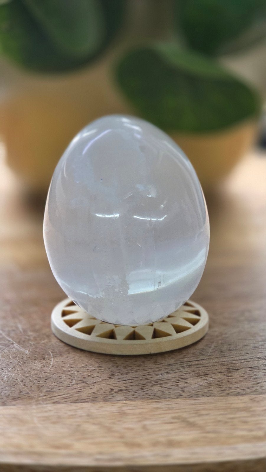 Seleniet ei - 6,5 x 5 cm (exclusief bolhouder), Ophalen of Verzenden