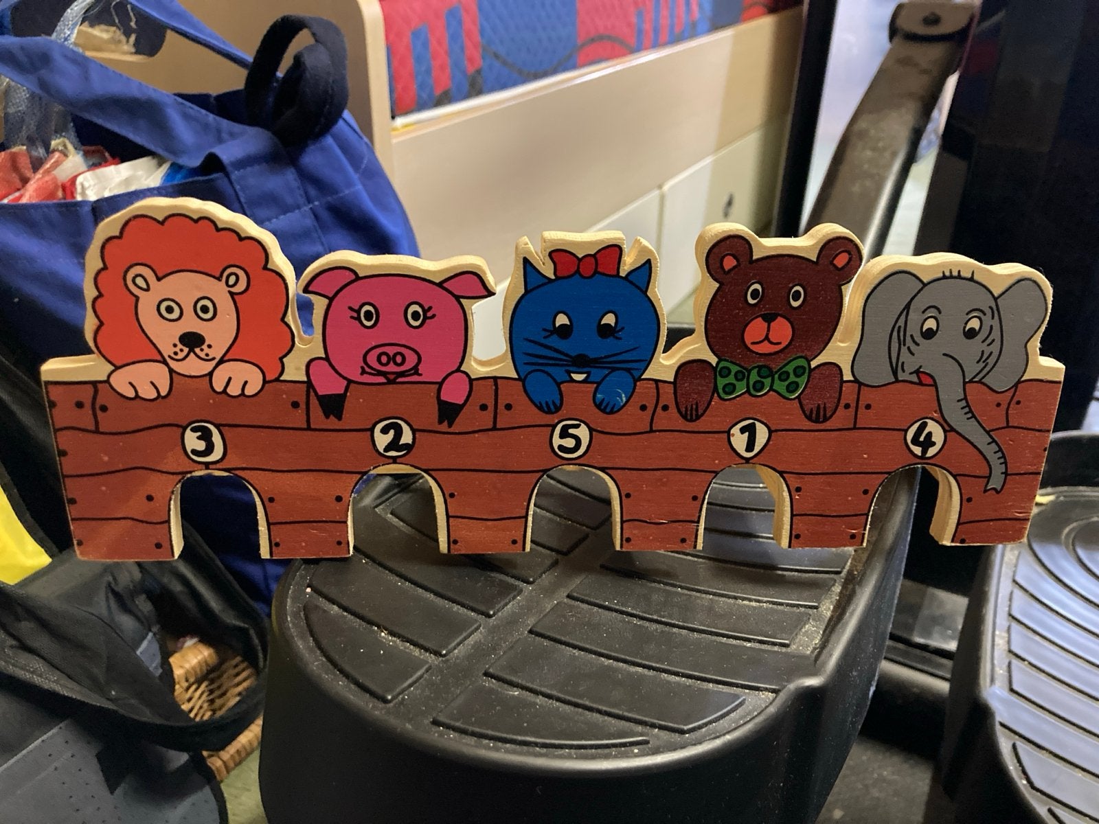 Houten dieren knikker poortjes, Kinderen en Baby's, Speelgoed | Houten speelgoed, Ophalen of Verzenden, Gebruikt, Overige typen