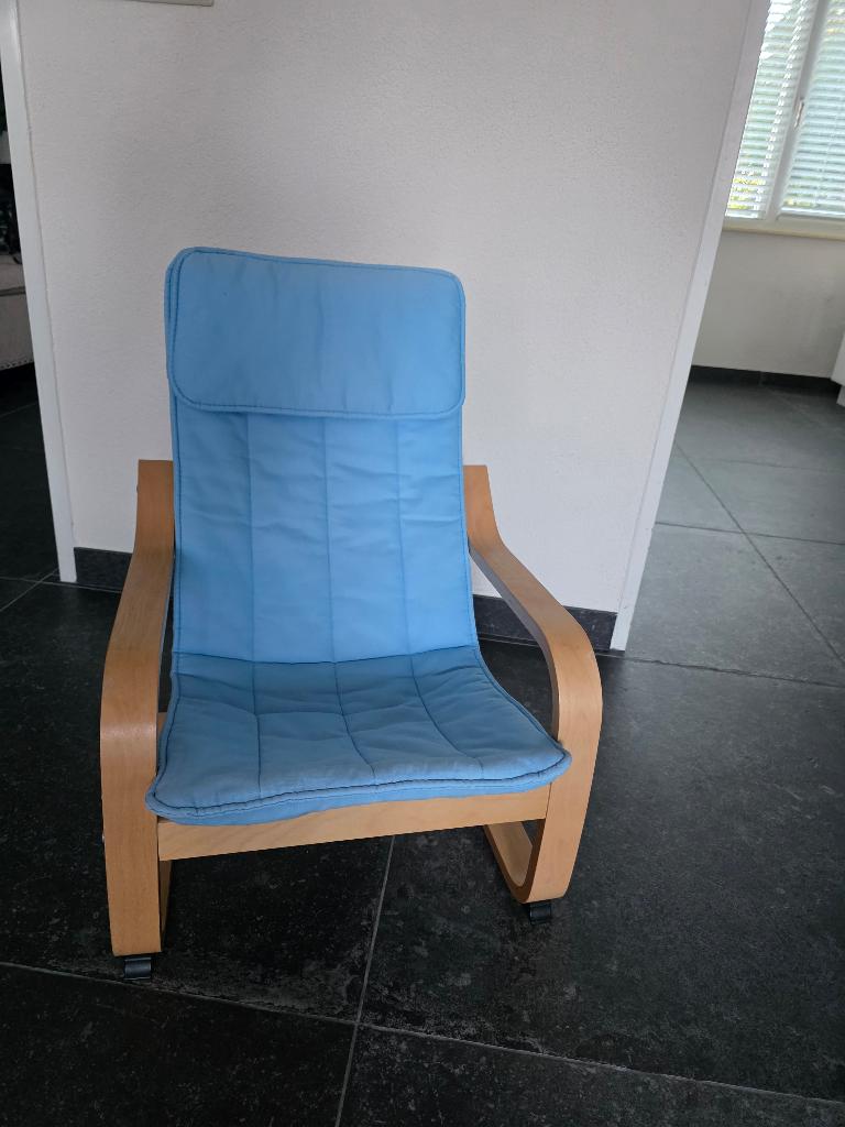 POÄNG kinderfauteuil berkenfineer van Ikea, Kinderen en Baby's, Ophalen, Zo goed als nieuw, Overige typen