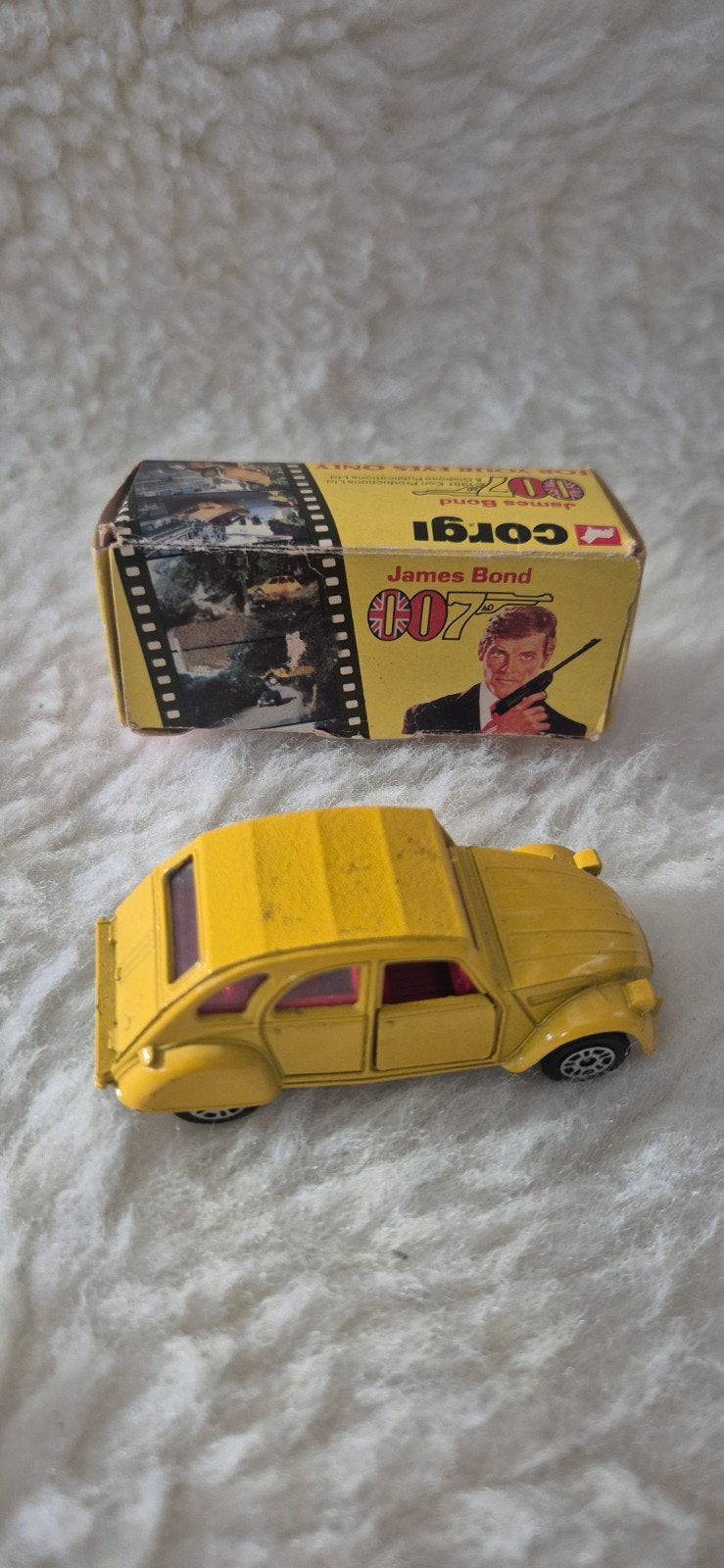 Corgi James Bond Citroën 2CV 'For Your Eyes Only' (1981), Ophalen of Verzenden, Gebruikt
