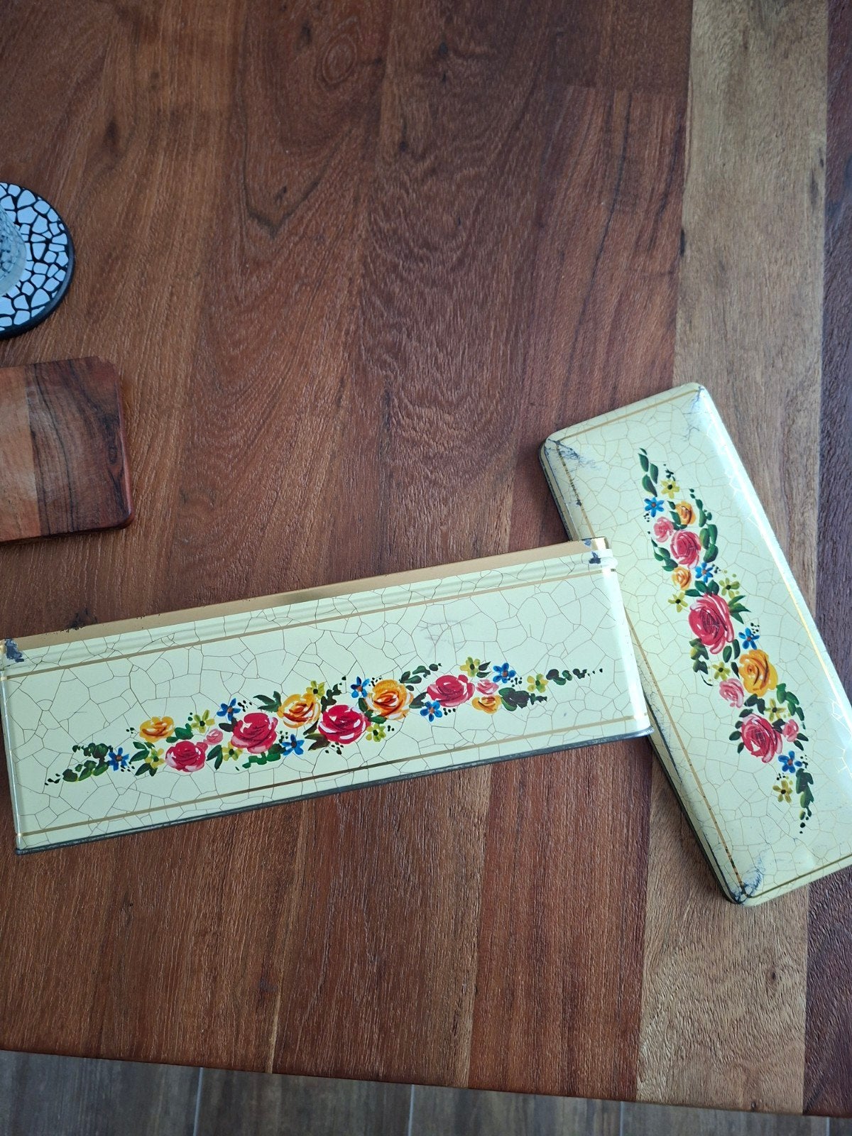 oude koek blik, Ophalen of Verzenden, Gebruikt, Overige