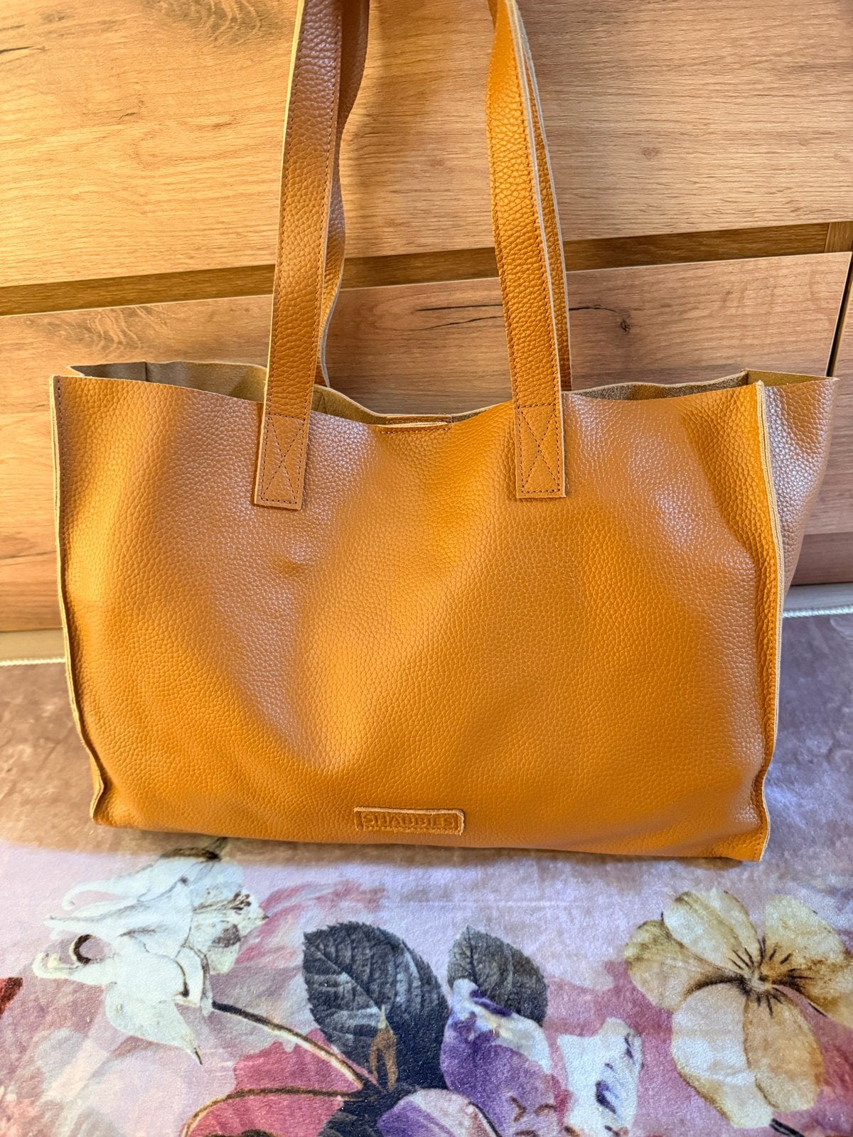 Shabbies Amsterdam shopper - Cognac leer NIEUW, Ophalen of Verzenden, Zo goed als nieuw, Bruin, Shopper