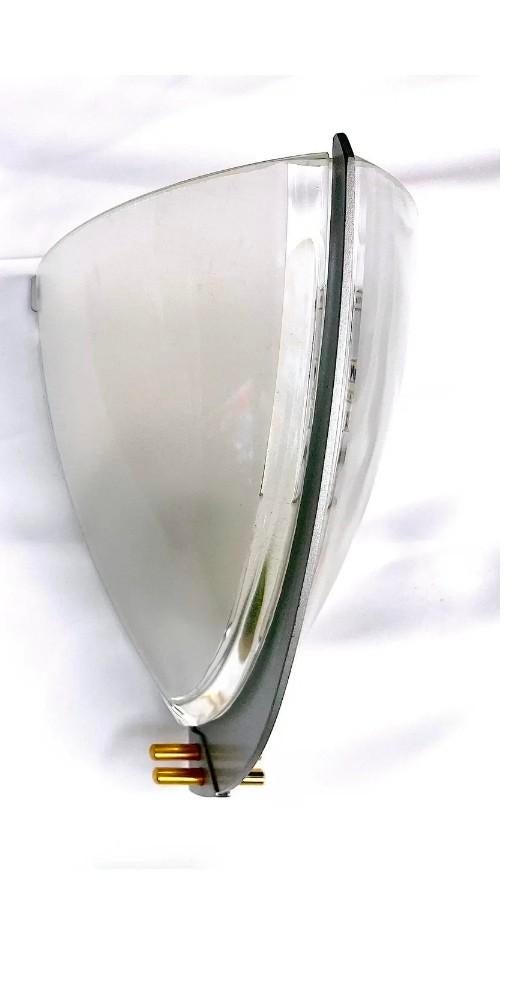 Artemide wandlamp Vesta by Ernesto Gismondi voor VeArt, Huis en Inrichting, Ophalen of Verzenden, Zo goed als nieuw, Glas