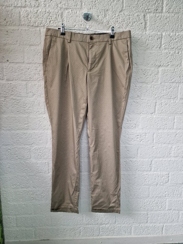 Scotch & Soda Blake chino beige W34/L34, Ophalen of Verzenden, Gedragen, Beige