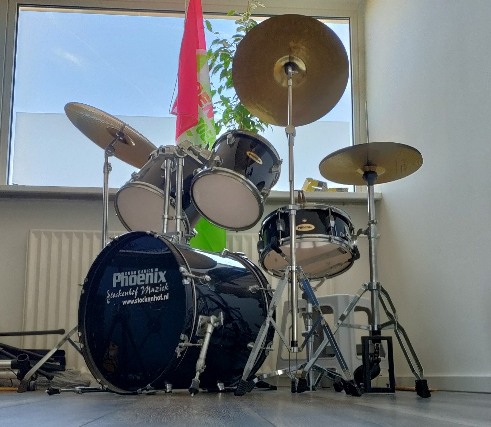 Compleet Phoenix drumstel, Muziek en Instrumenten, Ophalen of Verzenden, Gebruikt, Overige merken