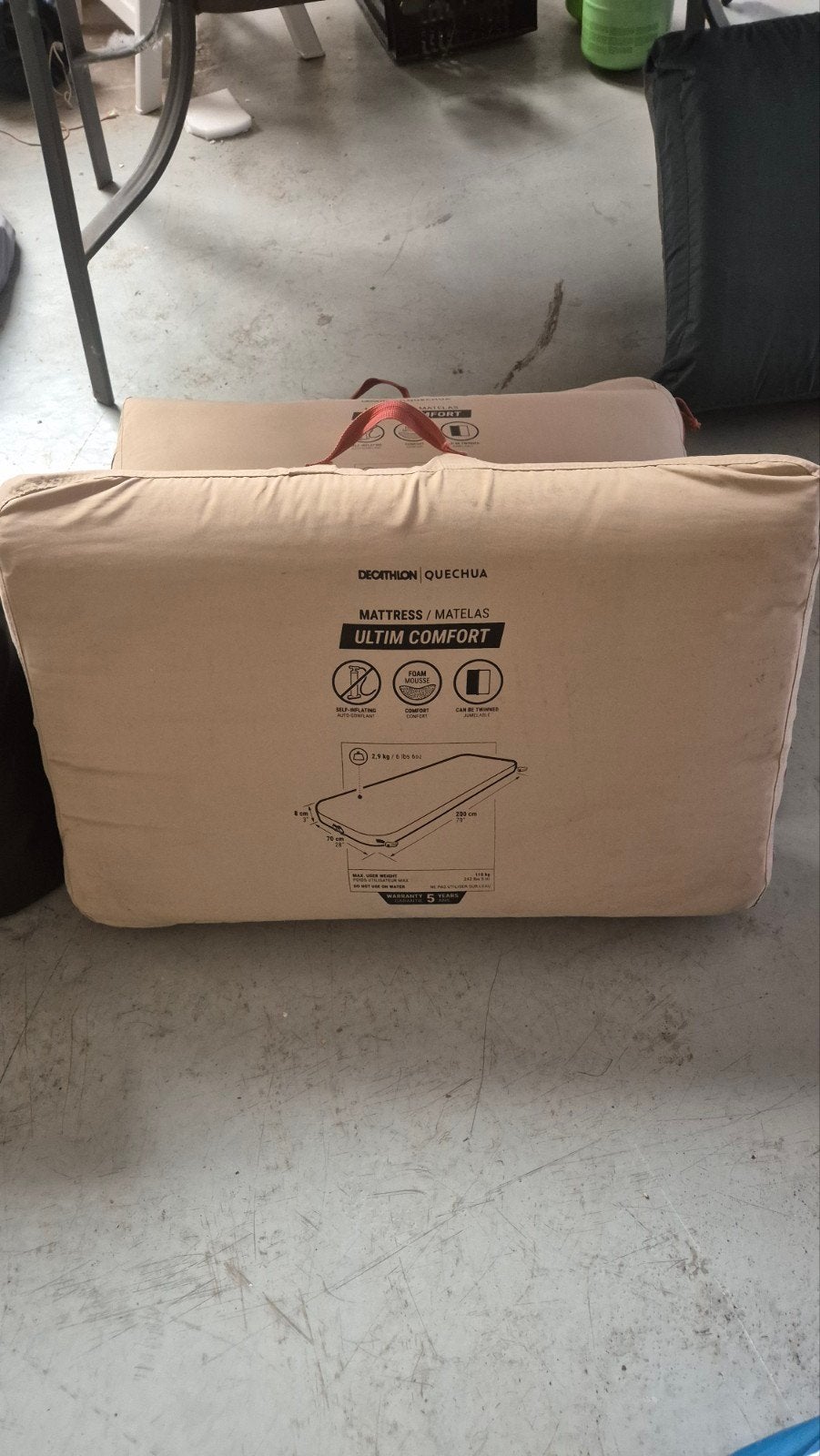 Decathlon Quechua Ultim Comfort zelfopblaasbaar matras, Decathlon Quechua, Ophalen of Verzenden, Niet gespecificeerd, Niet gespecificeerd