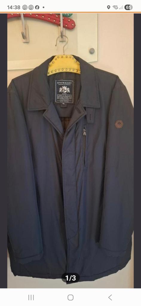 Nieuwe State of Art winterjas donkerblauw XXL, Kleding | Heren, Jassen | Winter, State of Art, Blauw, Overige maten, Ophalen of Verzenden