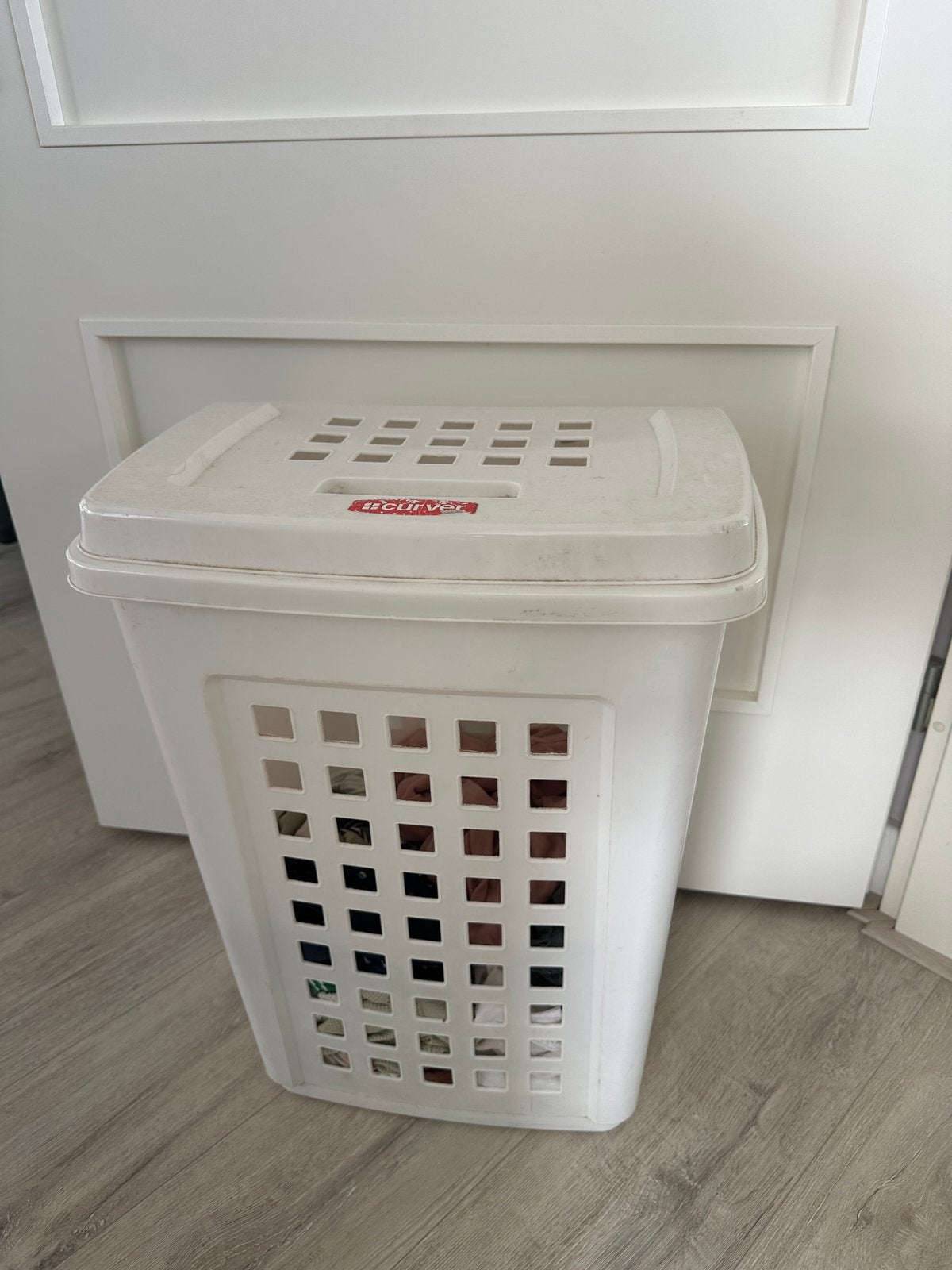 Wasmand Curver, Ophalen, Gebruikt, Wit