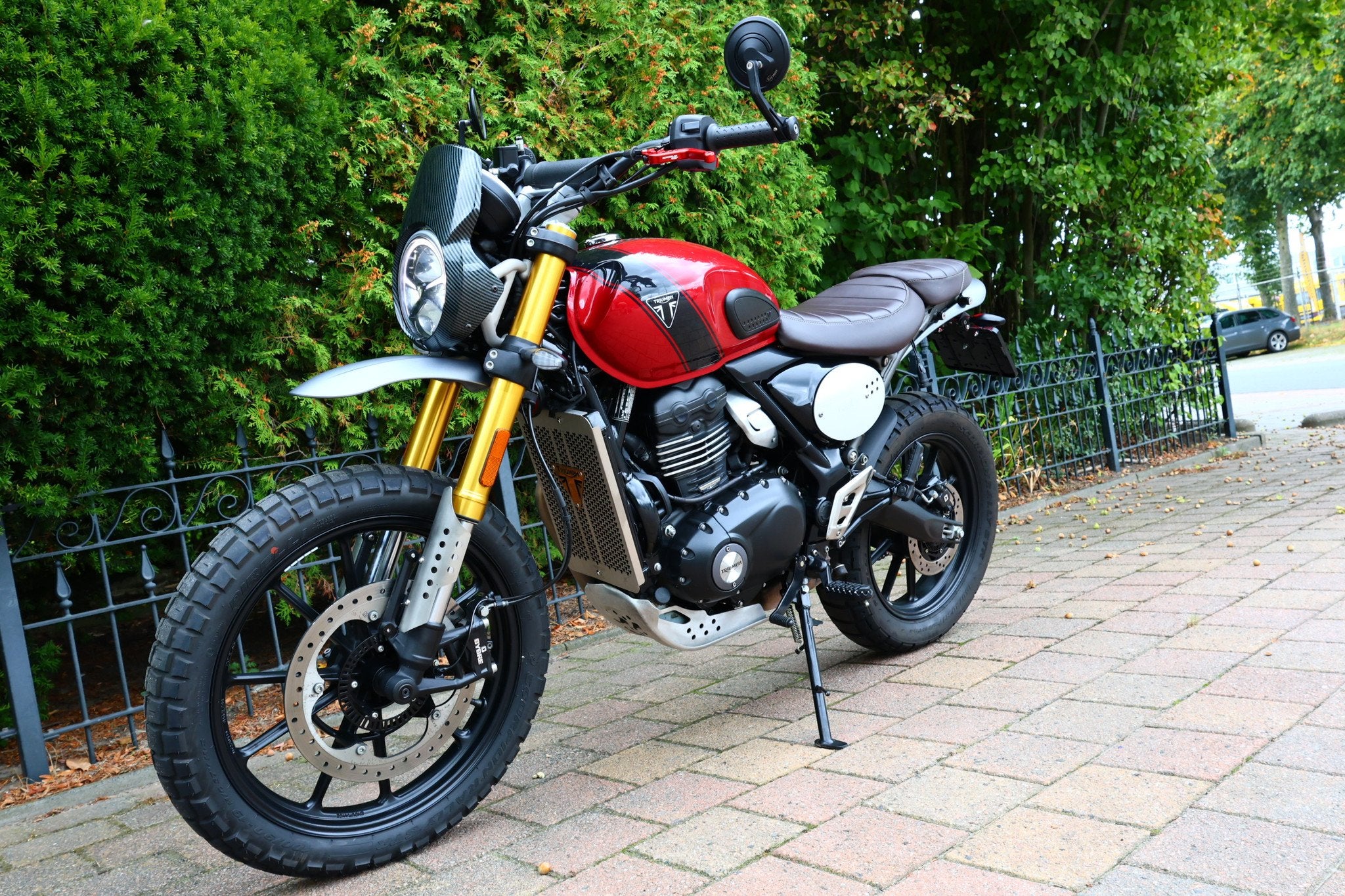 Triumph SCRAMBLER 400 X ABS 35kw (bj 2024), Motoren, 398 cc, Handgeschakeld, 12 t/m 35 kW, Naked bike