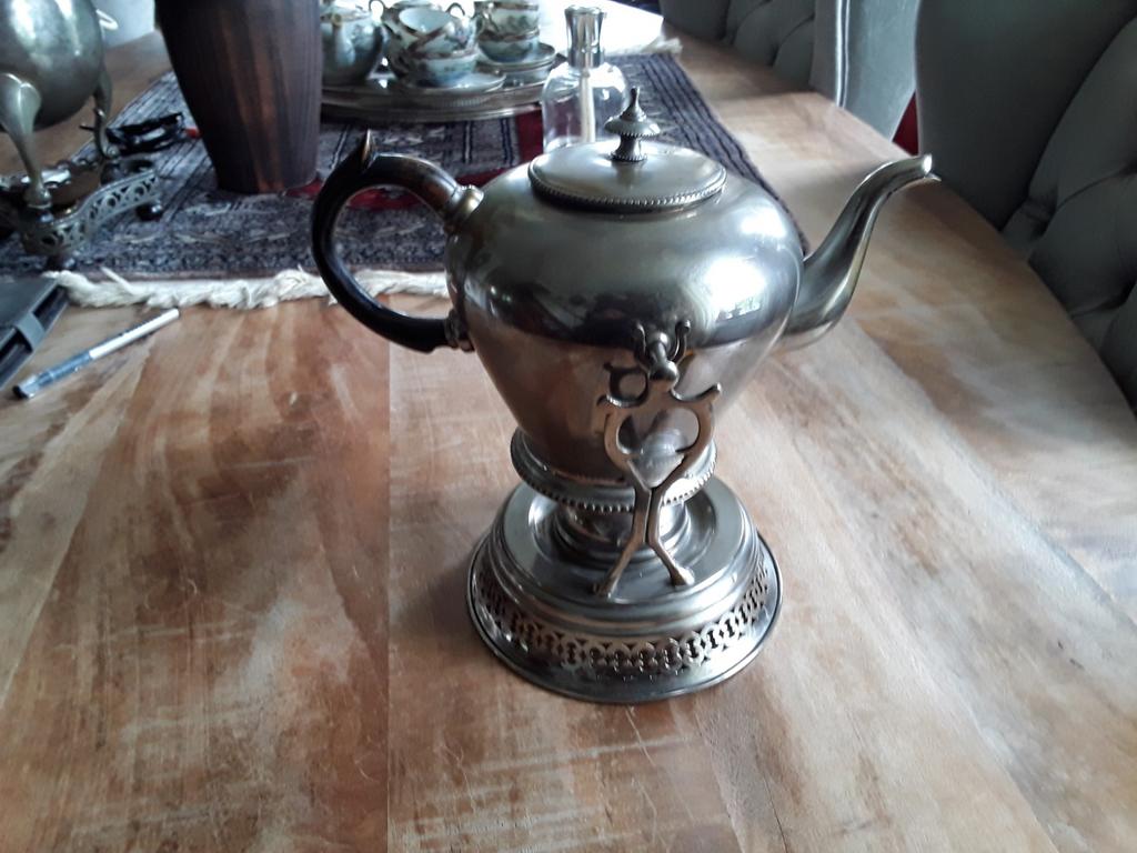 Bouilloire, Antiek en Kunst, Antiek | Tin, Ophalen of Verzenden