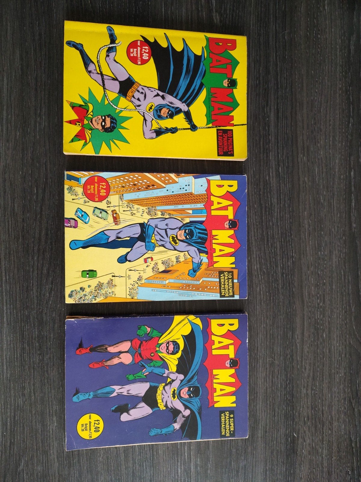 3x Unieke vintage BATMAN strips 1967, deel 2,3 en 4, Boeken, Strips | Comics, Gelezen, Europa, Ophalen of Verzenden, Meerdere comics