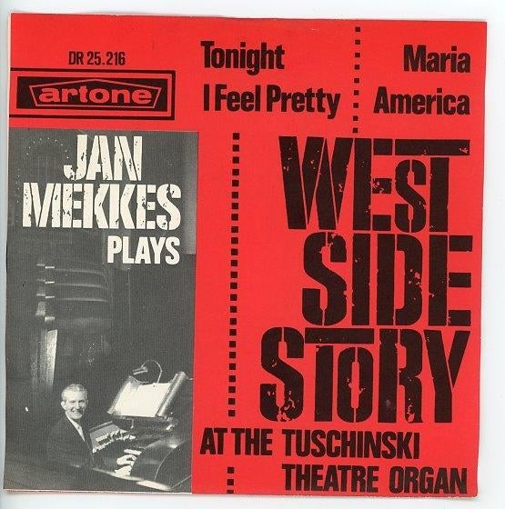 Single Jan Mekkes plays West Side Story- 1964- made in holla, Ophalen of Verzenden, Gebruikt, Pop