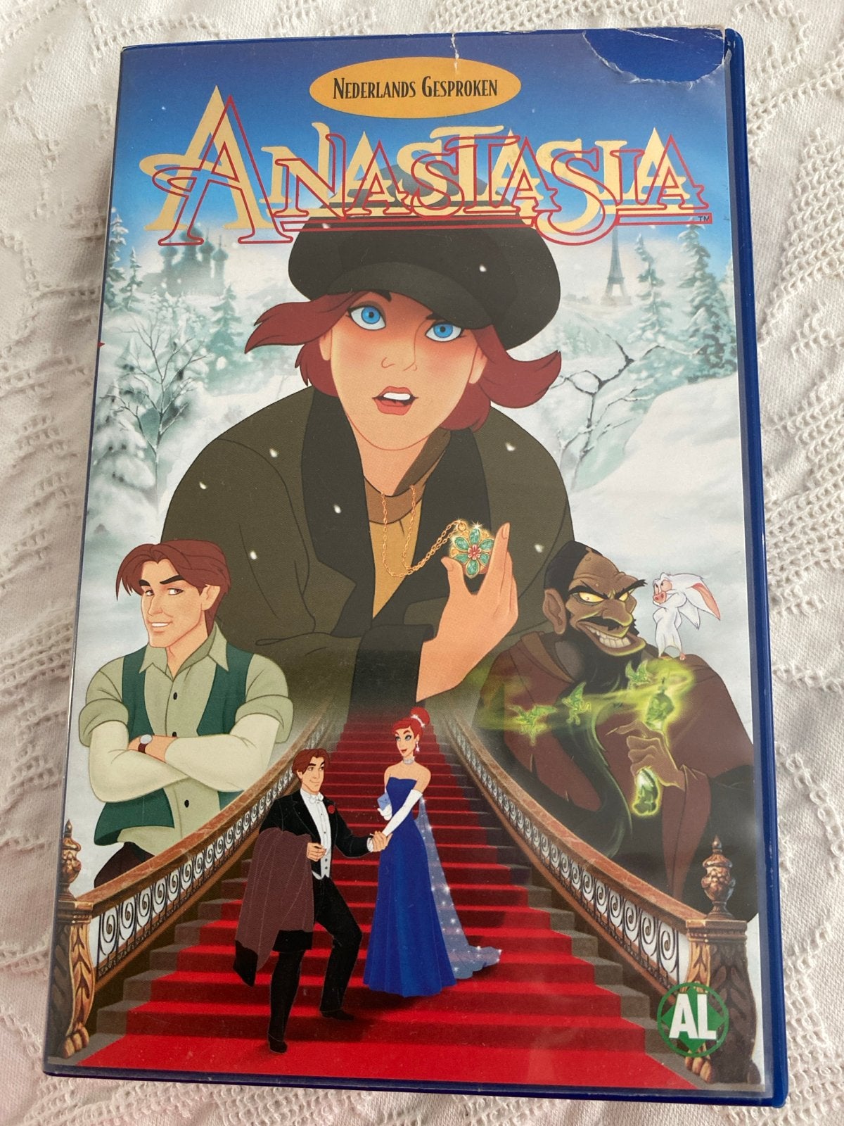 Anastasia VHS - Nederlands Gesproken, Cd's en Dvd's, VHS | Film, Ophalen, Gebruikt, Alle leeftijden, Kinderfilm