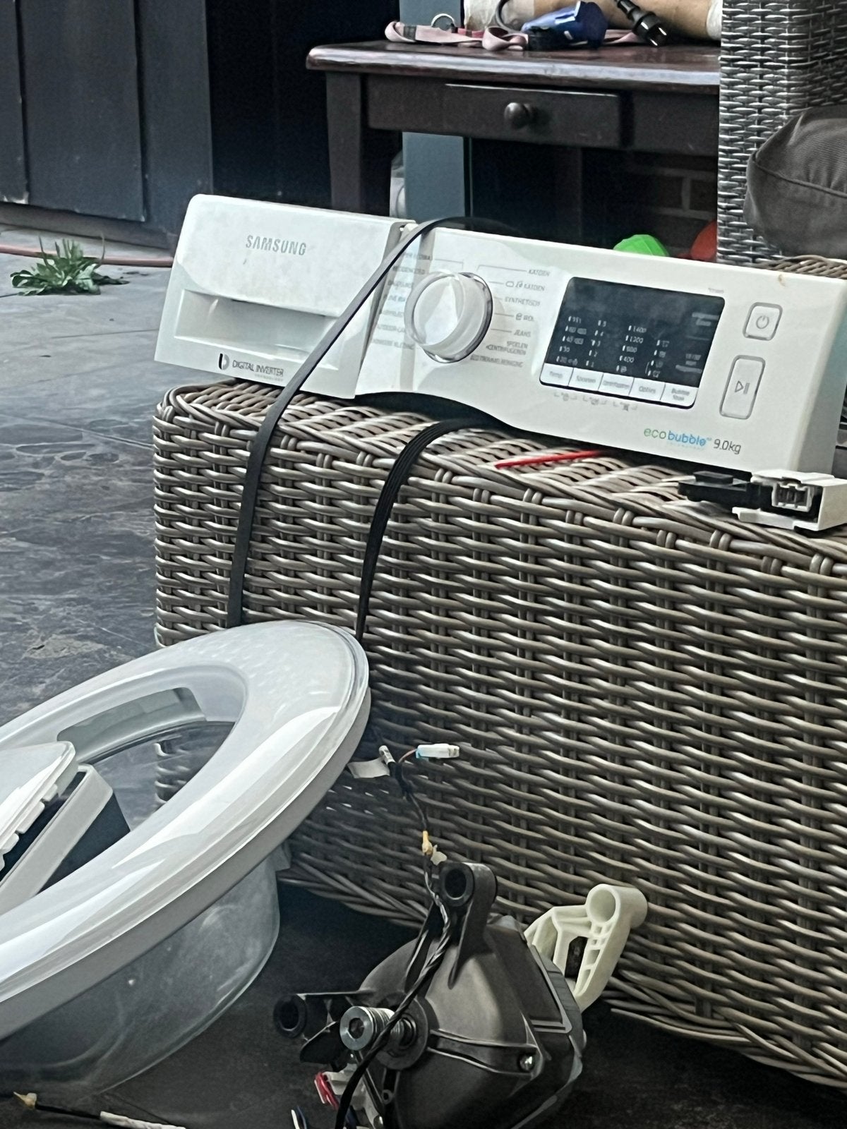 Samsung EcoBubble bediendeel 9.0kg Wasmachine - Onderdelen, Verzenden, Niet werkend